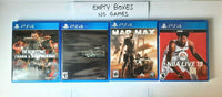 PS4 Boxes Only, No Games or Manuals - Playstation 4 Boxes Only - You Pick