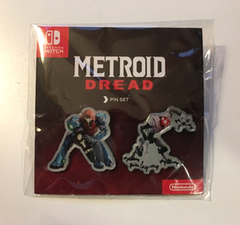 Metroid Dread Exclusive Limited Bonus Pin Set - Nintendo Switch 2021 - US Seller