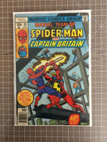 Marvel Team-Up #65 1st Captain Britain Appearance Marvel Comic (1978) 3-4