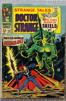 MARVEL Comic STRANGE TALES #162, DOCTOR STRANGE/NICK FURY, 1967, 2.0-3.0