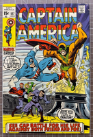 Captain America #127 Return of the Falcon, Bronze Age Marvel Comic, 1970 3.0-4.5