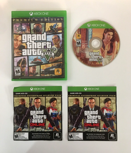 Grand Theft Auto V [Premium Edition] GTA 5 (Xbox One, 2018) Box & Disc US Seller