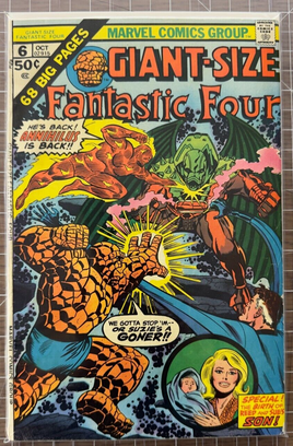 GIANT-SIZE FANTASTIC FOUR #6 MARVEL COMICS 1975 4.0-5.0