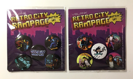 Lot of 2 - Vblank Retro City Rampage 5 Button Set - New Sealed NIP - US Seller