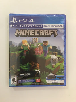 Minecraft [With VR] PS4 (Sony PlayStation 4, 2021) New Sealed - US Seller