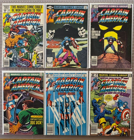 Captain America lot of 11 comics 1980-1985 Marvel 5.0-8.5