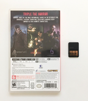 Resident Evil Triple Pack (Nintendo Switch, 2019) No DLC - Box & Cartridge