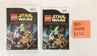 LEGO Star Wars Complete Saga (Nintendo Wii, 2007) Box & Manual, No Game Disc