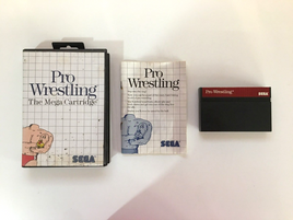 Pro Wrestling (Sega Master System, 1986) CIB Complete - Tested - US Seller