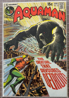 Aquaman #56 The Creature That Devoured Detroit DC Comics 1971 4.0-5.0