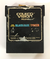 Ken Uston Blackjack-Poker (Colecovision, 1982) Cartridge - US Seller