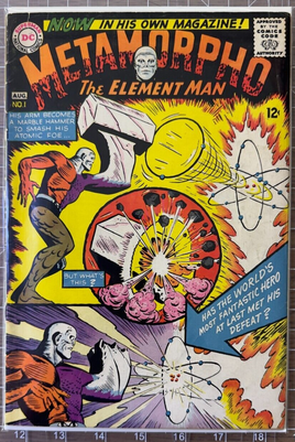 METAMORPHO The Element Man DC Comic No. 1 Aug 1965 1st Solo Title Series 4.0-5.0