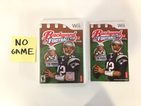 Backyard Football '09 (Nintendo Wii, 2008)  Atari - Box & Manual, No Game Disc