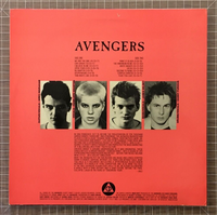 The Avengers - Avengers LP Vinyl Record Album (1983) CD007 CD Presents, Ltd