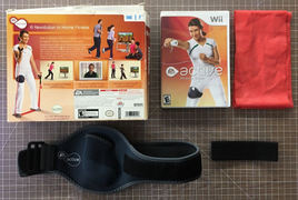 EA Wii Active Personal Trainer w/ Game, Resistance Band & Leg Strap - No Handles