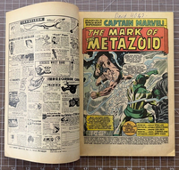 CAPTAIN MARVEL #5 1ST METAZOID! SILVER AGE MARVEL COMICS 1968! 3.5-4.5