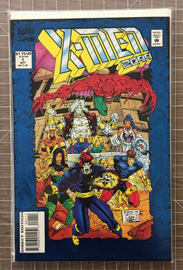 X-Men 2099 #1 Foil Cover Direct Edition - Marvel Comic (1993) 7-8