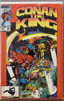 Lot of 2 Vintage Comic Books Marvel Conan the King 1985 #28 #29 5.5-7.0