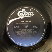 The Clash Self-Titled LP - Vinyl Record (1979) Reissue Epic JE 36060 - No Single