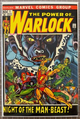 The Power of Warlock #1 1st Solo Origin of Adam Marvel 1972 6.0-7.0