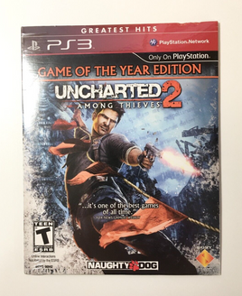 Uncharted 2 Among Thieves Game of the Year Edition Greatest Hits PS3 Sleeve New