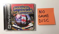 Patriotic Pinball PS1 (Sony PlayStation 1, 2003) Box & Manual Only, No Game Disc