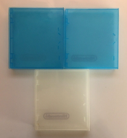 Blue & Clear NES Nintendo OEM Plastic Snap Game Case Hard Clamshell X 3