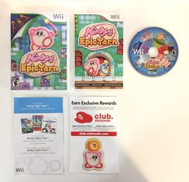 Kirby's Epic Yarn (Nintendo Wii, 2010) CIB Complete - Tested - US Seller