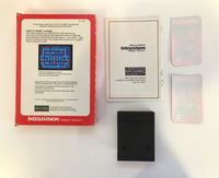 Lock 'N Chase By Mattel (Intellivision, 1982) CIB Complete w/ Manual & Overlays