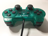 Emerald Clear Green Dual Shock Controller PS2 PlayStation 2 - Tested - US Seller