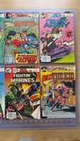 Bulk Lot Of 10 Charlton Comics Group Comics Reader Grade 1.0-5.0 Fightin' Army