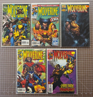 Lot Of 5 Marvel Comics Wolverine 1995-2000 6.0-9.0 conditions