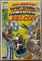 Captain America 141 Marvel Comic 1971 Falcon Grey Gargoyle Nick Fury 2.5-3.5