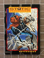 Static #1 DC Comic /Milestone - w/ Sky Box Card & 2 Posters - (1993) 4-5