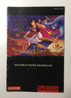 Aladdin For SNES (Super Nintendo, 1993) Capcom - Manual - US Seller