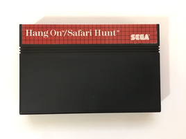 Hang-On / Safari Hunt (Sega Master System, 1986) Cartridge - Tested - US Seller