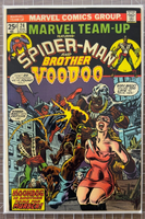 Marvel Team Up 24; Brother Voodoo; Mooney art; Marvel Comic 6.0-7.0