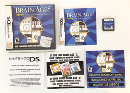 Brain Age 2 (Nintendo DS, 2007) CIB Complete w/Manual - Tested - US Seller