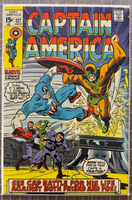 Captain America #127 Return of the Falcon, Bronze Age Marvel Comic, 1970 3.0-4.5