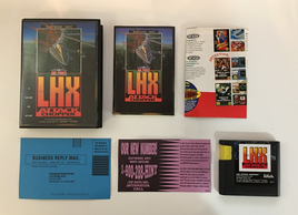 LHX Attack Chopper (Sega Genesis, 1992) EA Arts - CIB Complete w/ Inserts