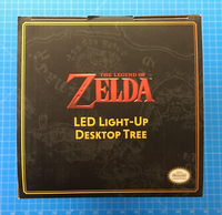 2021 The Legend of Zelda LED Light-Up Desktop Tree NIB Nintendo 11.5" USB Power