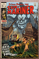 THE SUB MARINER #16 MARIE SEVERIN COVER Marvel Comic 5.0-6.0