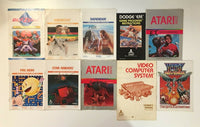 Authentic Atari 2600 & 5200 Manuals - You Pick - Free Sticker - US Seller