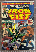 Iron Fist  #19 Nov 1974 Marvel Premiere Kara-Kai 1st Colleen Wing 2.0-3.0