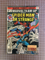 Marvel Team-Up #50 Newsstand Spider-Man & Dr Strange Marvel Comic (1976) 3-4