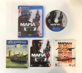 Mafia III 3 For PS4 (Sony PlayStation 4, 2016) 2K - CIB Complete - US Seller