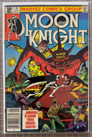 Moon Knight 3 Comic Marvel  Comics 1981-1982 3.5-6.0 Issues 5, 11, 22