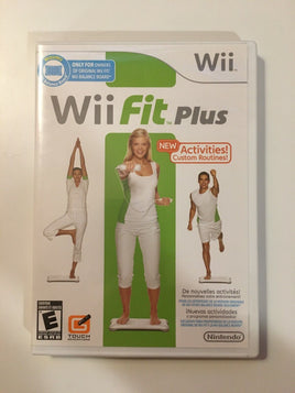 Wii Fit Plus (Nintendo Wii, 2009) Fitness & Health - Complete In Box - US Seller