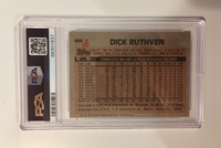 1983 Topps #484 Dick Ruthven - Phillies - Baseball Card - PSA 6 EX-MT [1837]