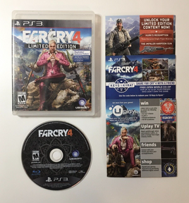 Far Cry 4 [Limited Edition] PS3 (Sony PlayStation 3, 2014) Ubisoft CIB Complete